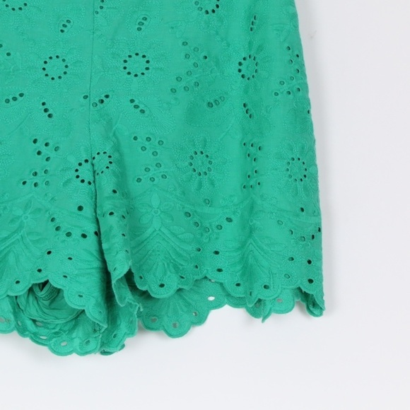 Draper James RSVP Eyelet Flare Shorts - Picture 4 of 7